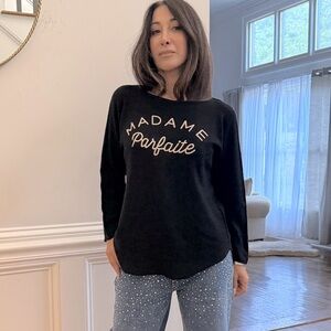 MADE IN ITALY MADAME PARFAIT KNIT VISCOSE SWEATER